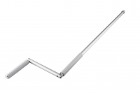 Alukurbel 160cm grau